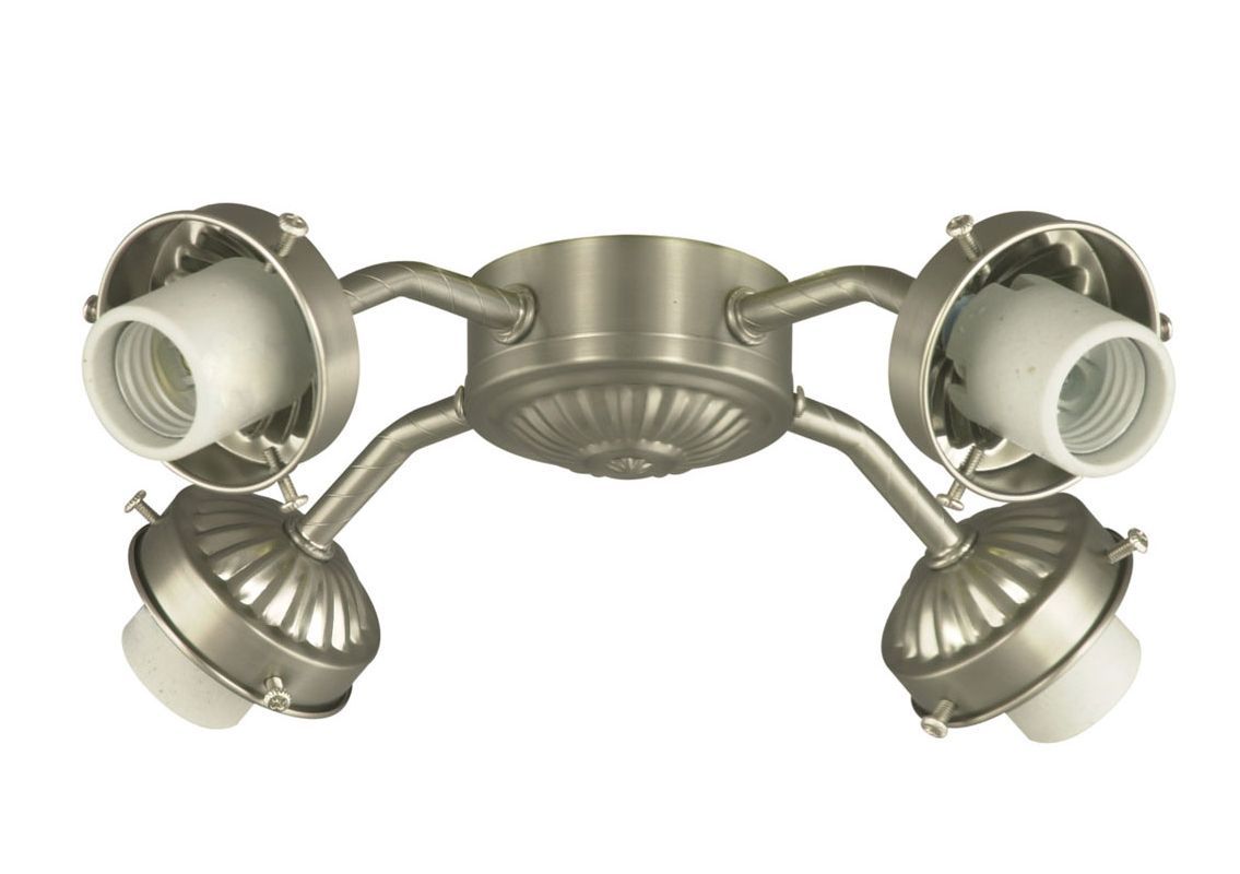 Savoy House FLC418-SN Satin Nickel Main Street Four-Light Ceiling Fan