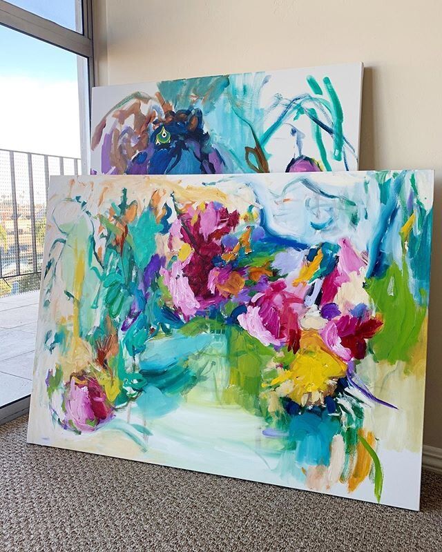 How to Make Your Acrylics Look Like Oils — Amira Rahim Pink abstract