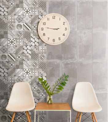 Castel Patchwork Gray Porcelain Tile Castel Patchwork Gray Porcelain Tile