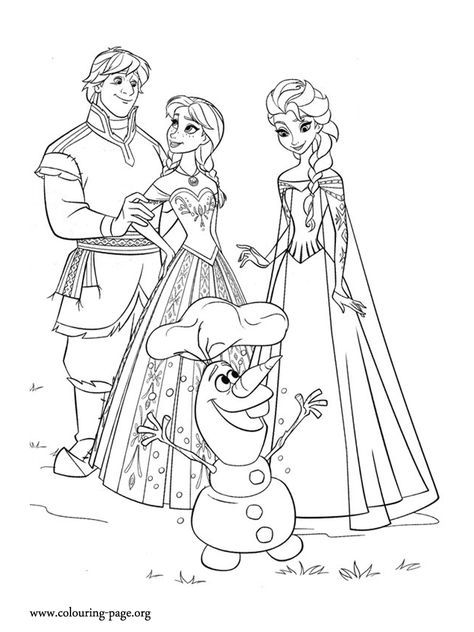 Download Anna, Kristoff, Elsa and Olaf are happy that summer has returned to kingdom of Arendelle. Enjoy ...