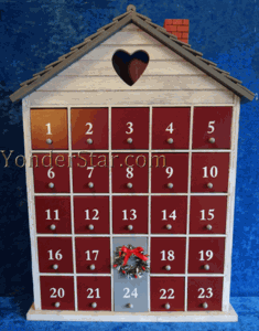 Trying To Decide If I Want Do A Village Style One Or House Like Trying To Decide If I Want Do A Village Style One Or House Like This Snowy Wooden Advent Calendar