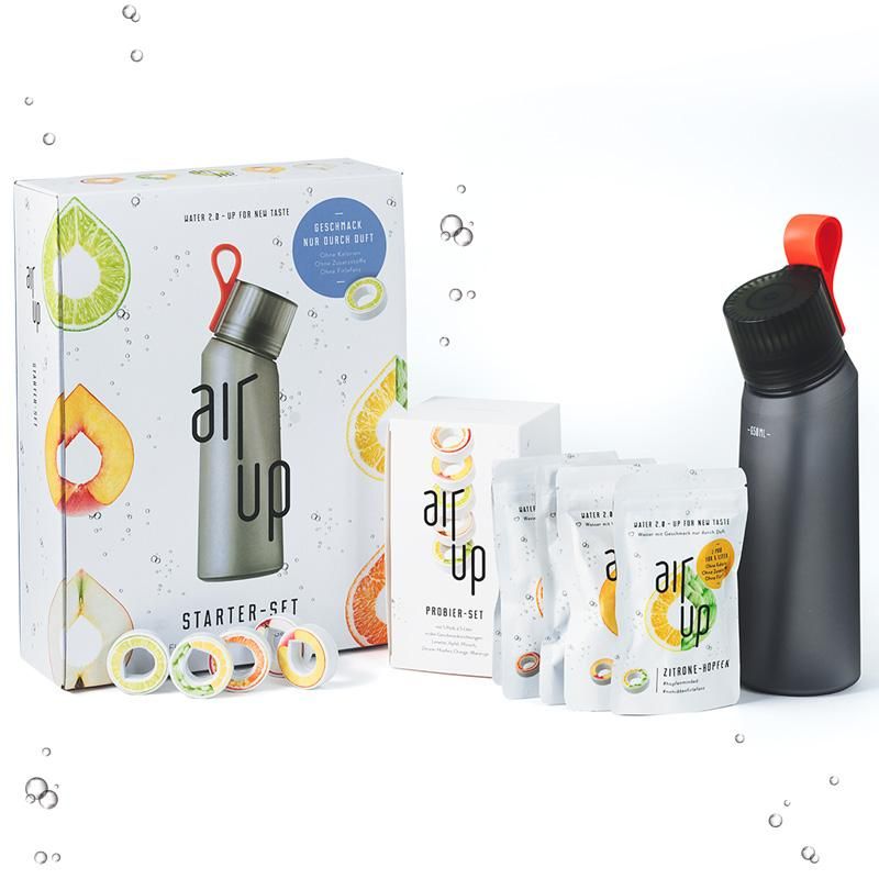 Das air up® StarterSet (Trinkflasche + DuftPods für 25