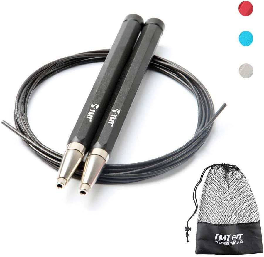 Weighted Jump Rope Adjustable Workout Rope Double Unders Outdoor Boxing Training