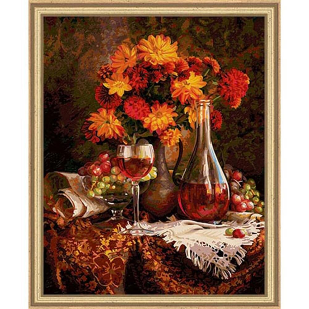 Schipper Asters Paint-by-Number Kit | Painting, Paint by number, Paint Paint By Number On Textured Art Board
