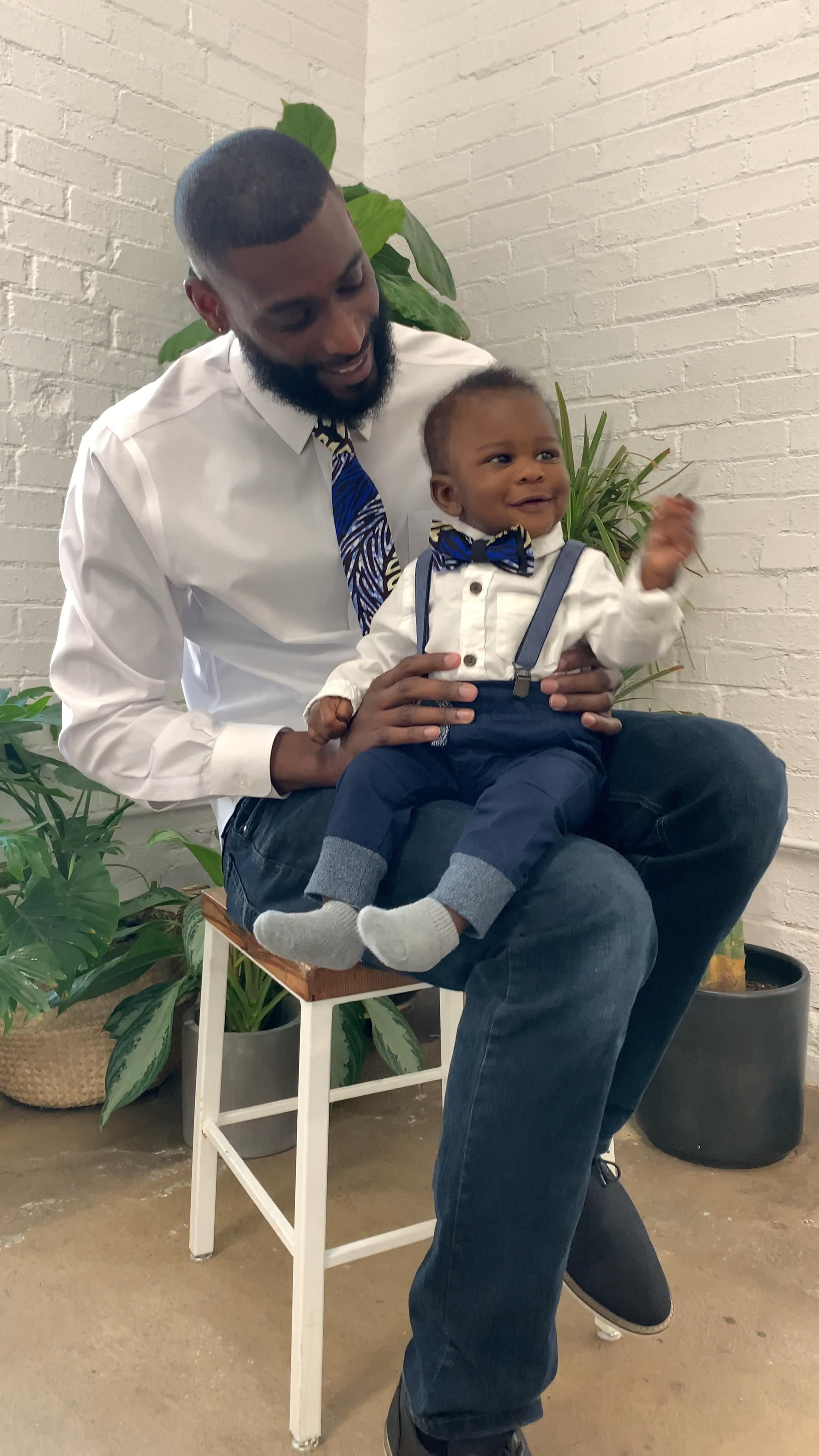 Dad and Son Matching African Print Accessories Dad and Son Matching African Print Accessories