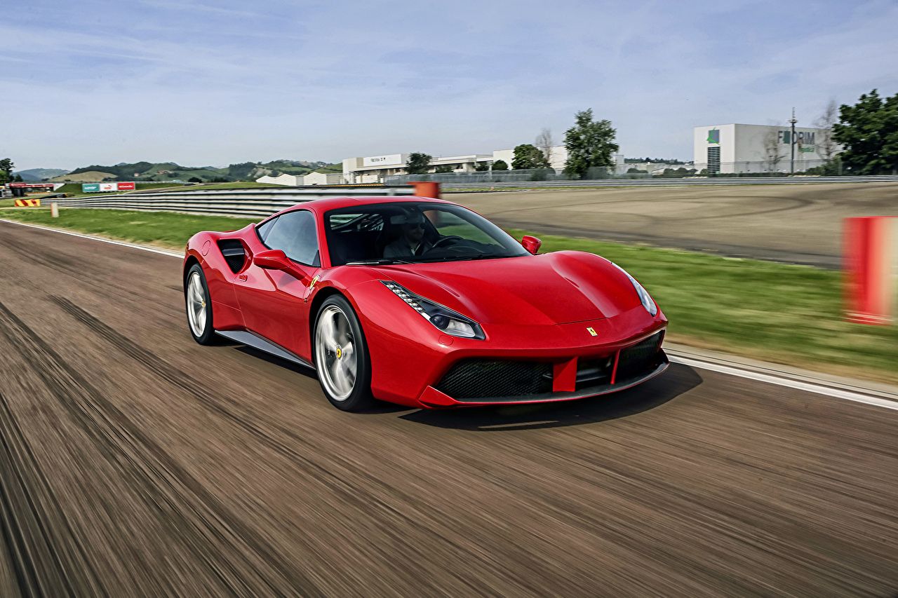 Fondos De Pantalla Ferrari 2015 488 Gtb Rojo Movimiento Coches Descargar Imagenes Ferrari Ferrari 488 Ferrari 458
