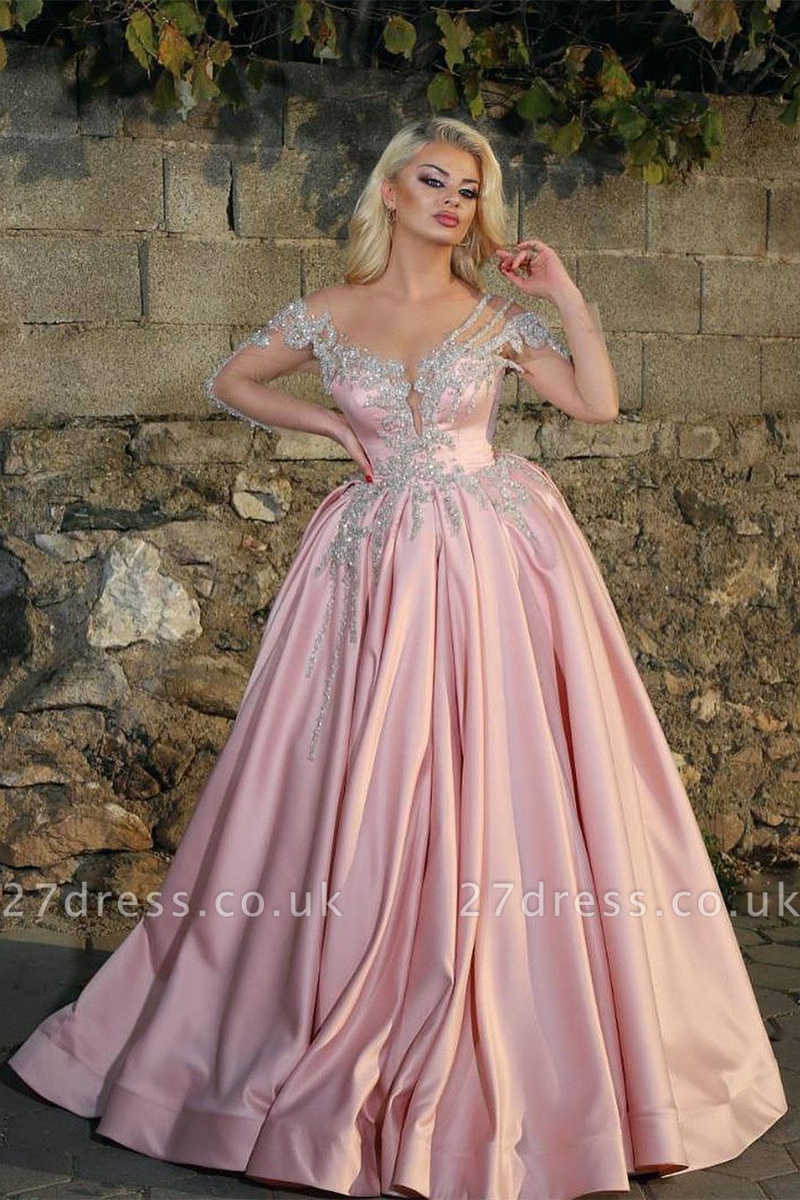 cheap pink prom dresses uk