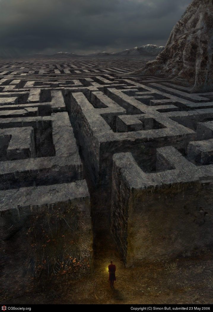 Imagenes De Otros Mundos Laberintos Paisaje De Fantasía Ciudad Fantasía
