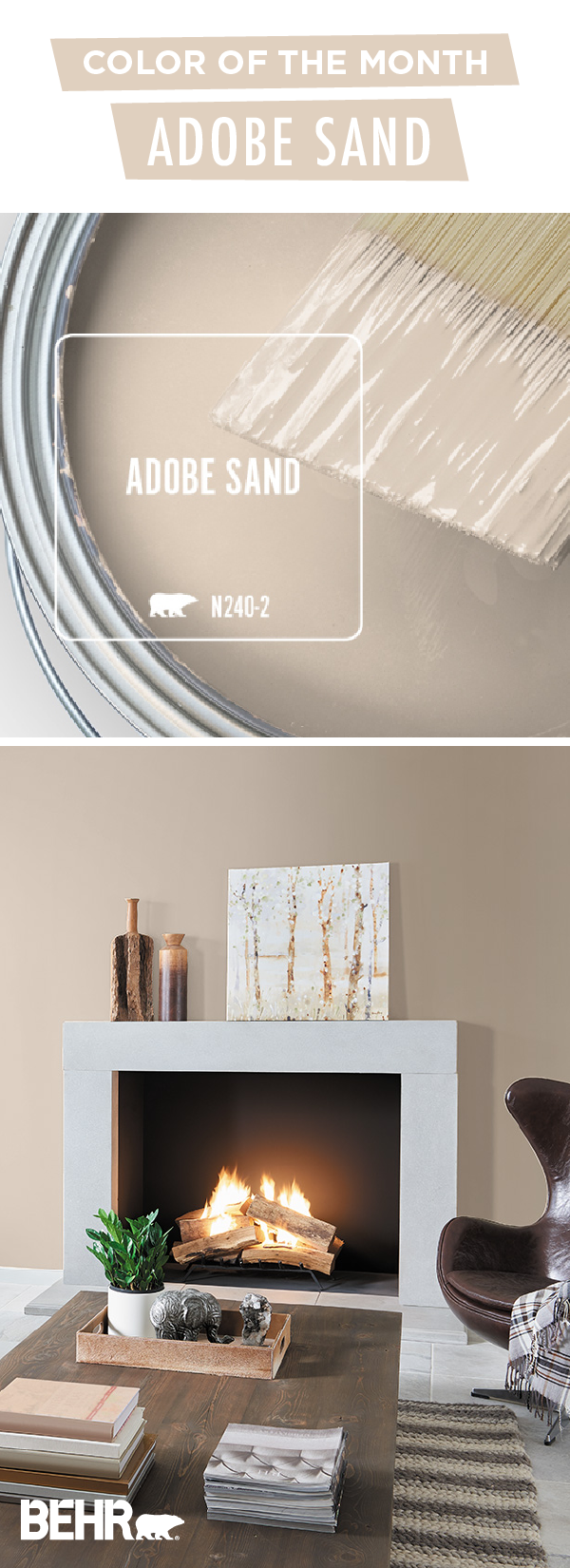 behr adobe sand color palette