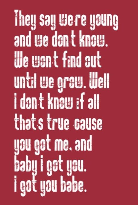 babe i know lyrics meaning babe i know lyrics meaning