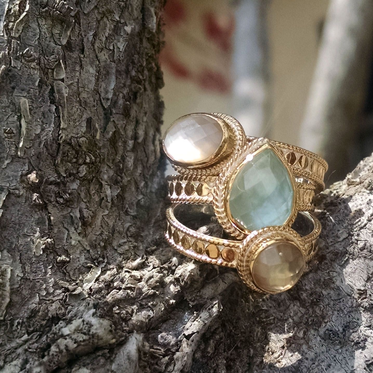 Anna beck blue quartz shop
