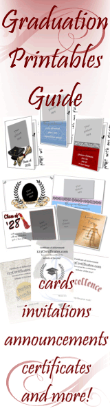 print grad cards