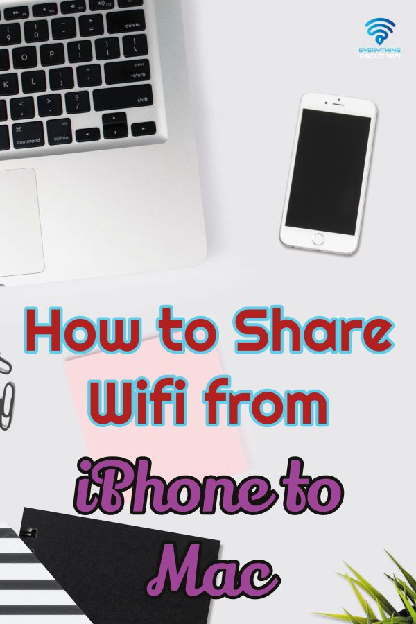 How to Share Wifi from iPhone to Mac Wifi, Iphone, Mac laptop