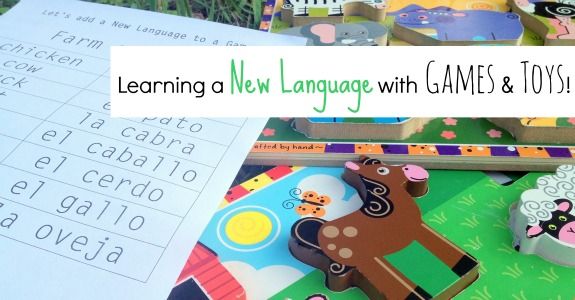 Learning a New Language with Games and Toys! by Kim Vij at Melissa and Doug Homeschool Middle School, Homeschool Kids, Homeschool Resources, Homeschooling, Kids Learning Activities, Toddler Learning, School Activities, Fun Learning, Teaching Lessons