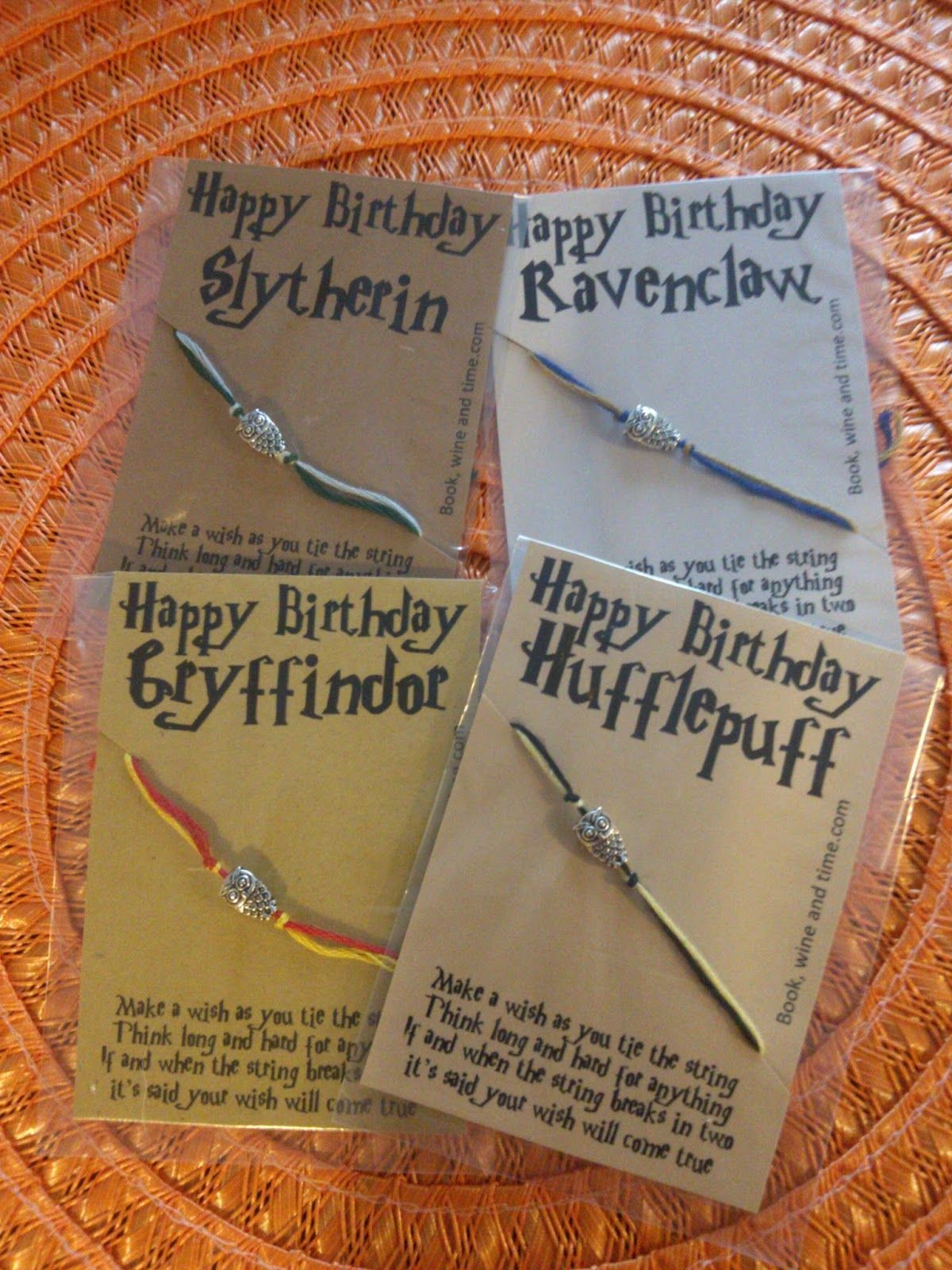 Harry Potter 'Muggle Birthday' Friendship Wish Bracelet Hedwig Owl Charm! Harry Potter 'Muggle Birthday' Friendship Wish Bracelet Hedwig Owl Charm!