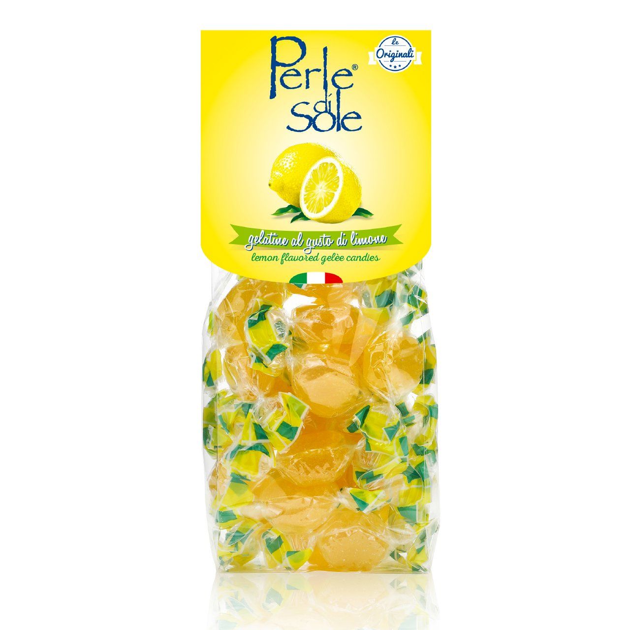 perle di sole lemon flavored gelee candies 7 05 oz bag 200g in 2021 lemon candy making kit gummy candy kabobs