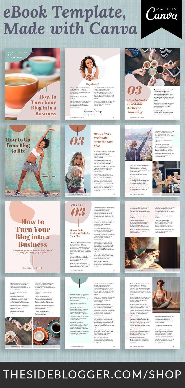 Leave designing your eBooks and guides and printables to this beautiful Canba template, and focus on what you do best, creating content! You can easily customize all aspects of this eBook template with Canva and make it uniquely yours, in just minutes! #canvatemplate #ebooktemplate #canva #ebook #blogging #bloggingresources Online Graphic Design, Graphic Design Tools, Web Design, Book Design Templates, Indesign Templates, Blogger Templates, Ebook Writing, Writing A Book, Digital Marketing Strategy