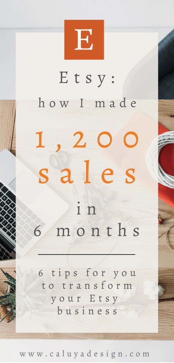 Esty: How I Sold 1200 Listing in 6 Months (6 Important Tips) by