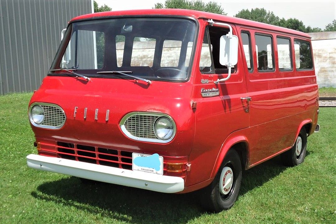 Unusual survivor 1966 Ford Econoline window van in original condition