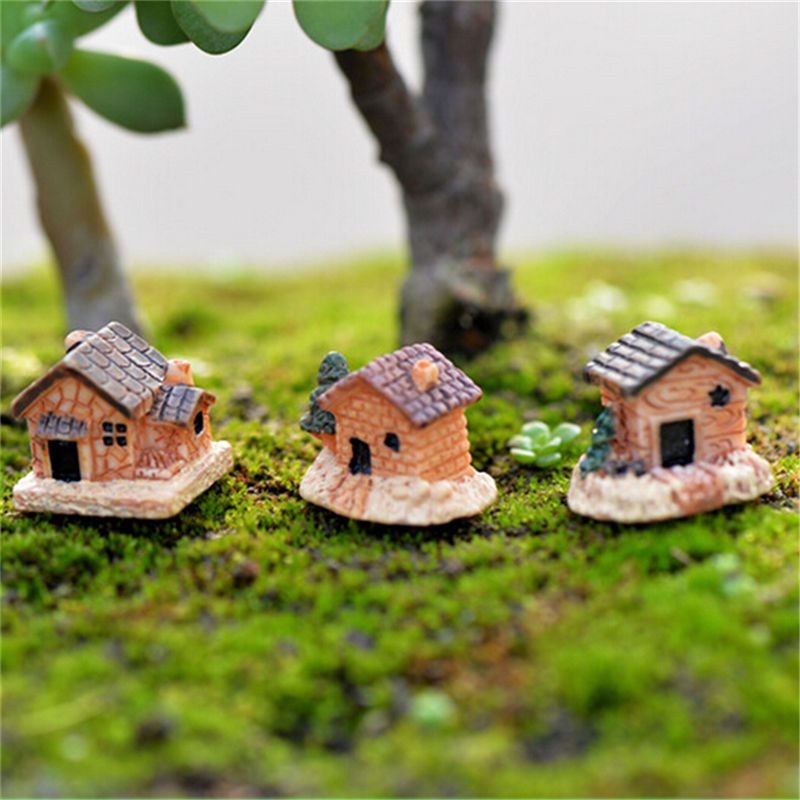 DIY Toys Ornaments Garden Craft Miniature Mini House Resin Decoration DIY Toys Ornaments Garden Craft Miniature Mini House Resin Decoration