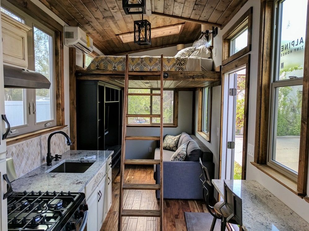 240 Sq. Ft. Teton Tiny House on Wheels by Alpine Tiny