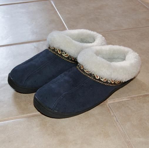 sheepskin slippers slip on