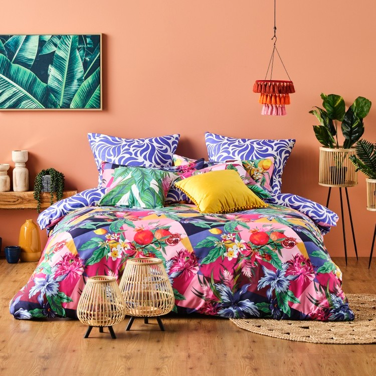Koo Greenhouse Quilt Cover Set Multicoloured Queen Quilt Cover Sets Quilt Cover Single Size Bed