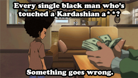 Japanese girl in fishnet stockings got cum on face The Boondocks Granddad Loving The Fake Kardashian Booty