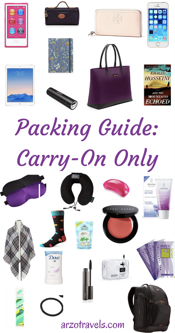 travel carry on essentials list