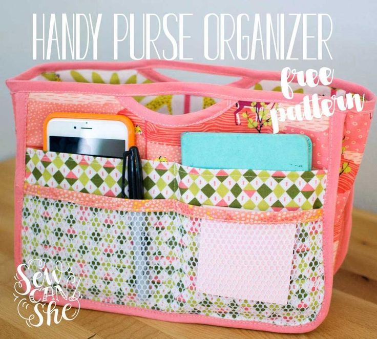 Looking For Your Next Project You Re Going To Love Handy Purse Organizer Free Pattern By Designer Caro Dikis Projeleri Canta Yapim Tarifleri Duzenleyiciler