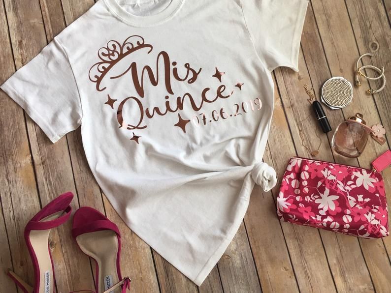 Download Mis Quince T-shirt; Quince Squad; Quince Crew; Quinceanera ...