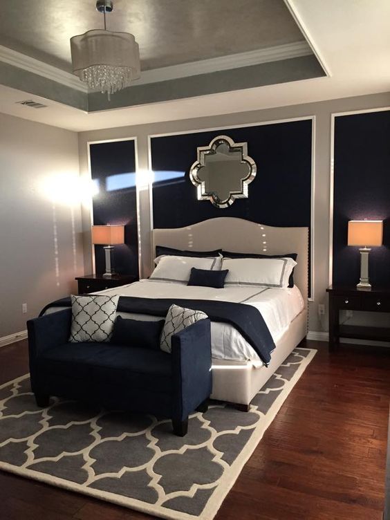 10+ Amazing Navy Blue And Silver Living Room Ideas