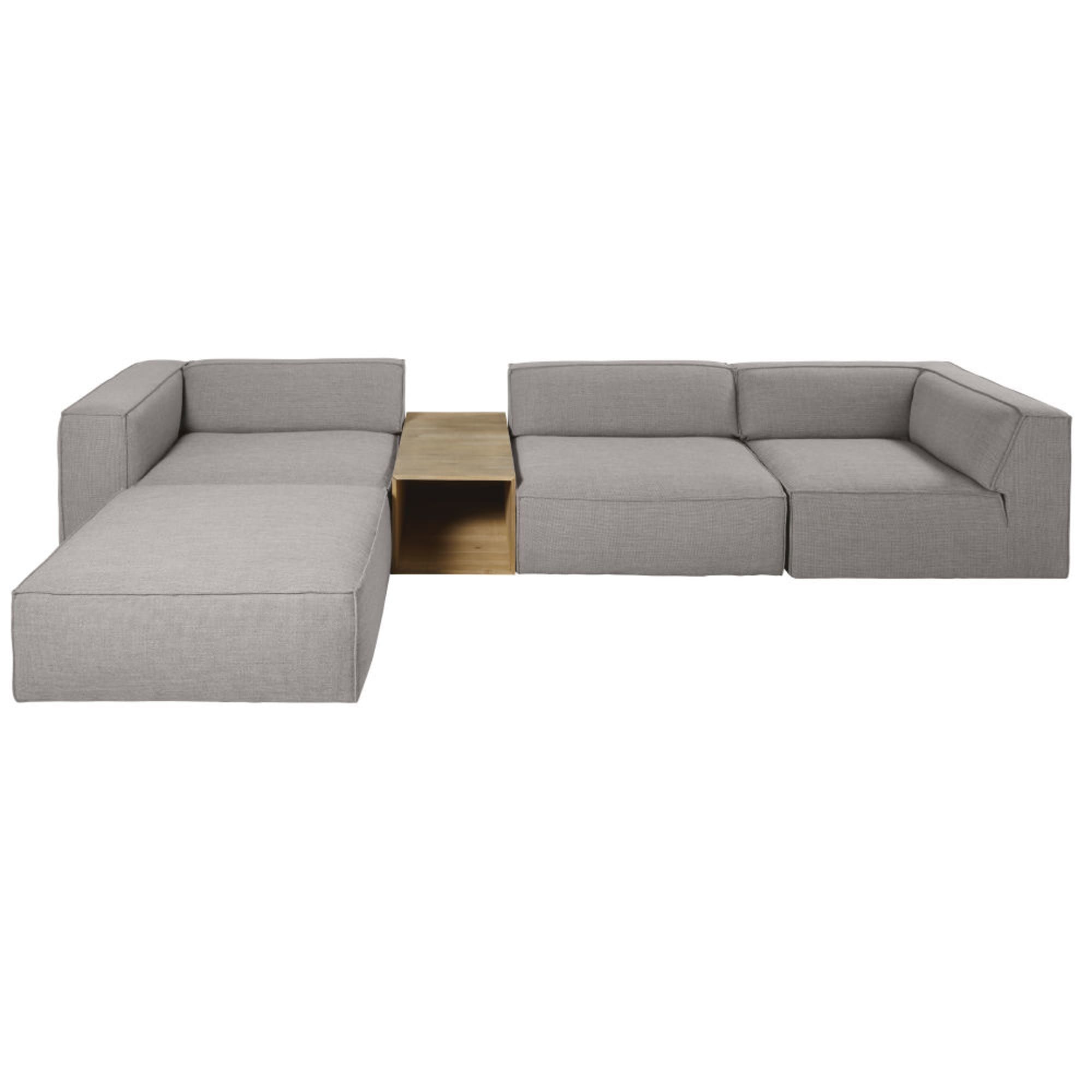 modulare sessel ohne armlehnen fur sofa grau maisons du monde canape modulable canape maison du monde canape gris