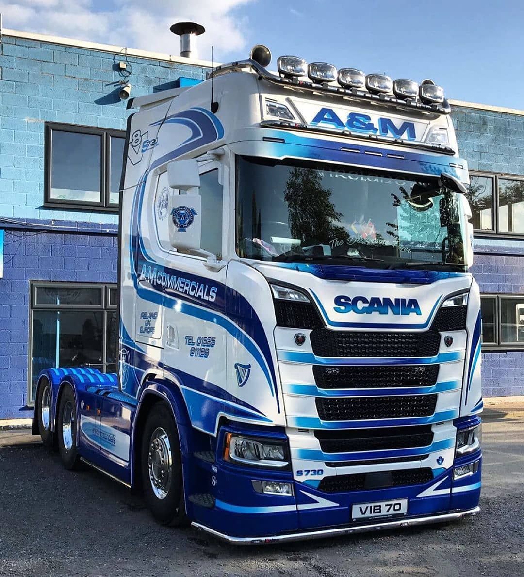 Scania S730 Tracteur Camion Fourgon Scania S730 Tracteur Camion Fourgon