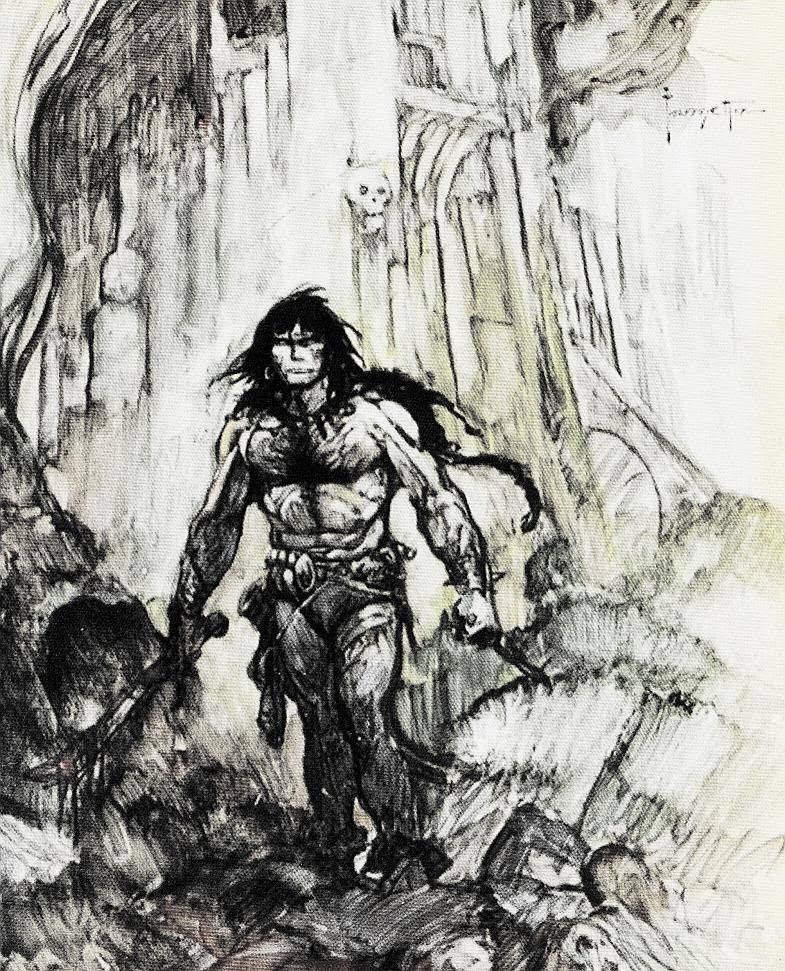 Frank Frazetta Sketch Of Conan Sword Amp Sorcery In 2019