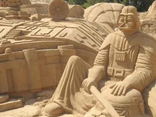 amazing star wars sand art pinterest sand sculptures sand art