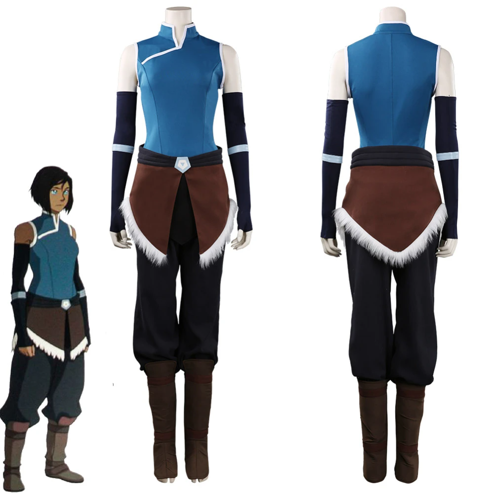 Avatar The Legend of KorraKorra Outfits Halloween Carnival Suit