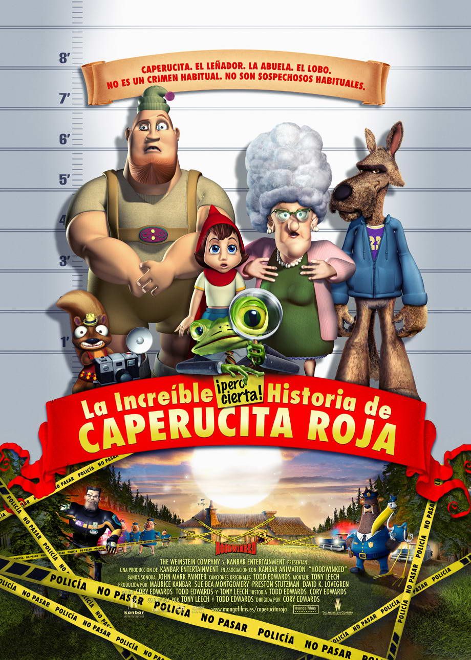 La Increíble Pero Cierta Historia De Caperucita Roja Películas De Animación Caperucita Roja Caperucita Roja Cuento Infantil