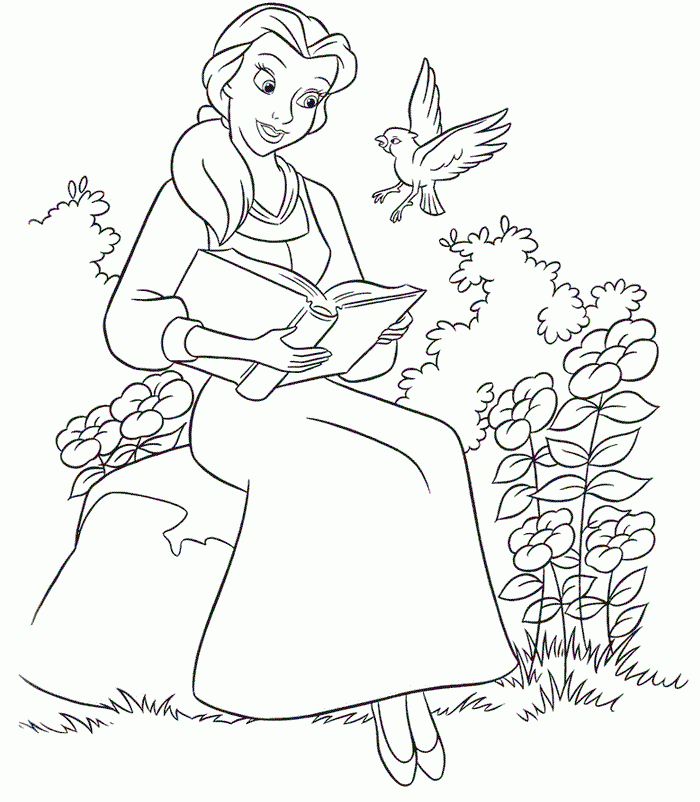92 Coloring Pages Disney Princesses Belle Images 92 Coloring Pages Disney Princesses Belle Images