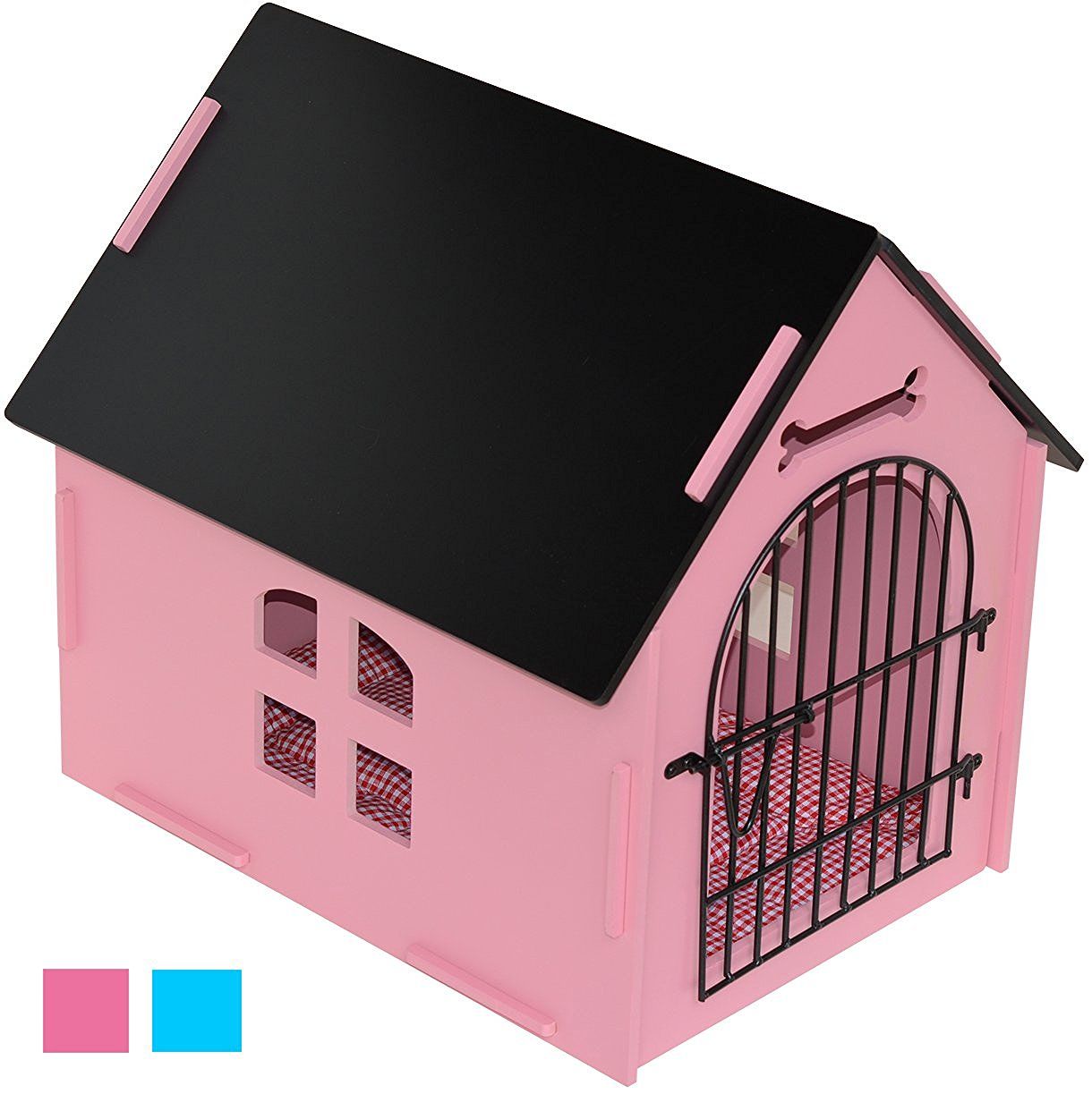 Amazon Com Royal Craft Wood Dog House Crate Indoor Kennel For