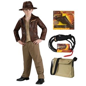 Deluxe Child Indiana Jones Fancy Dress Costume Small