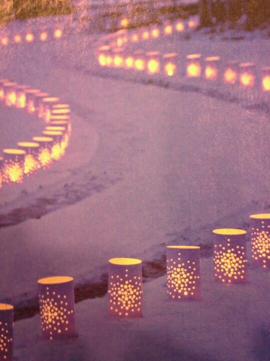 100 Big Heart Wedding Candle White Paper Bag Lantern Outdoor Garden Pool Deck