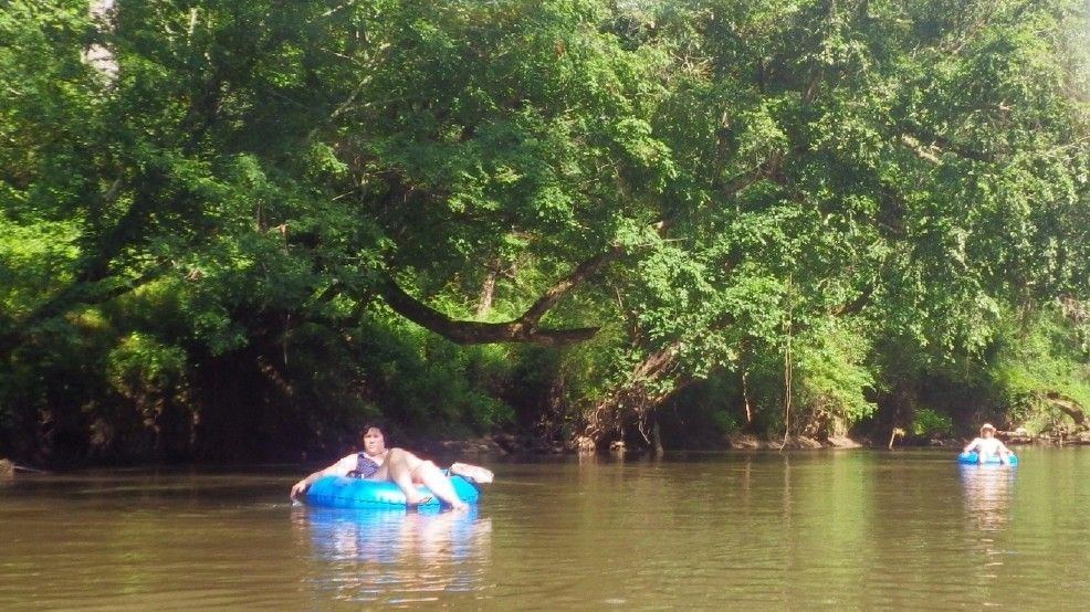 Tubing comes to the French Broad in Henderson County Tubing river