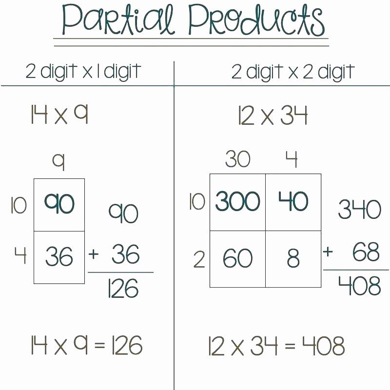 25 Array Math Worksheets