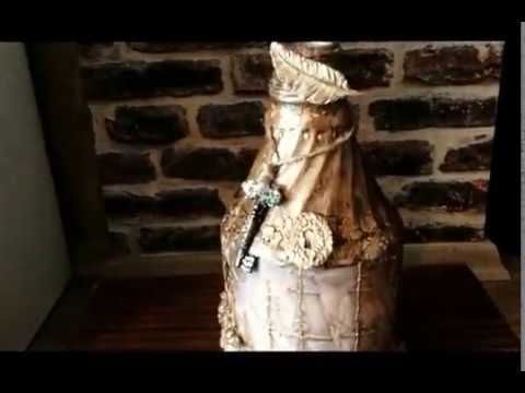 Tutkalla Catlatma Ayakkabi Boyasi Ile Antik Gorunum Crackle With Glue Antiquing With Shoe Polish Youtube Upcycle Glass Design Craft Bottles Decoration