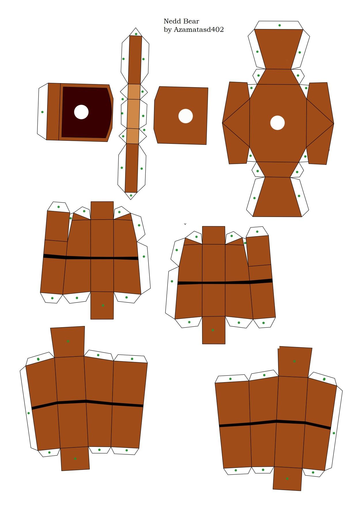 Nedd Bear Part 2 Fnaf Crafts Paper Doll Template Paper Crafts nedd-bear-part-2-fnaf-crafts-paper-doll-template-paper-crafts