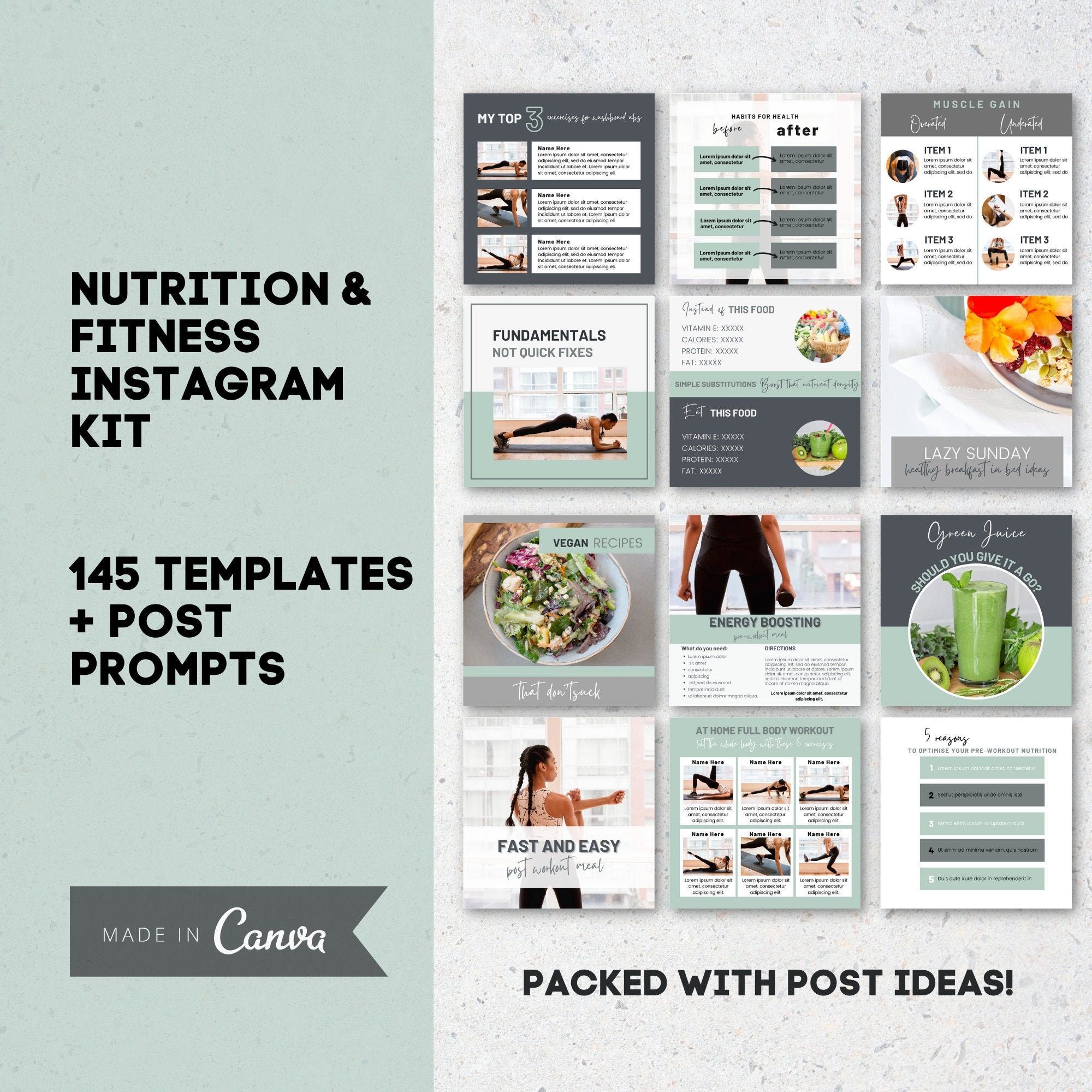 145 nutrition posts and prompts Artofit