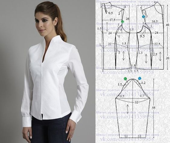 Camisas de Mujer con patrones o moldes para imprimir si eres moldes para hacer mandiles | Patrones de camisa, Patrones de