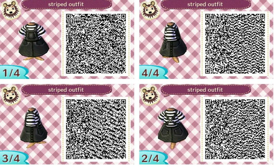 Striped dress Animal crossing qr, Animal crossing qr codes, Ac new leaf Striped dress Animal crossing qr, Animal crossing qr codes, Ac new leaf