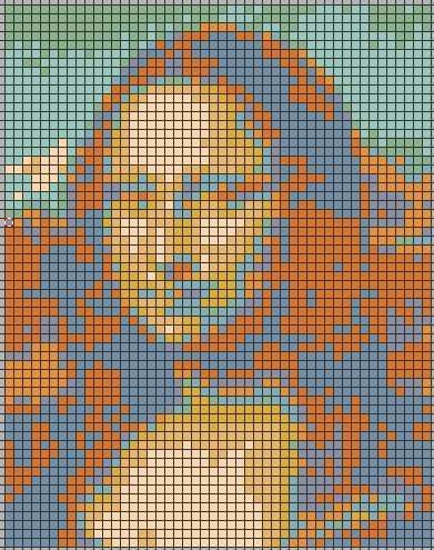 paper mosaic mona lisa on graph paper paper crafts post it art graph paper post its